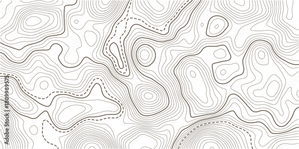Fototapeta premium topographic line contour map background, Topographic map and landscape terrain texture grid.Topography background. Vector banner. Topo, 