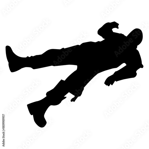 Action Pose Silhouette