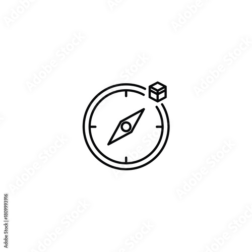 Qibla Direction Compass Icon