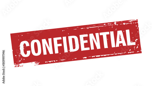 Confidential stamp secret private restricted classified information document access control security data