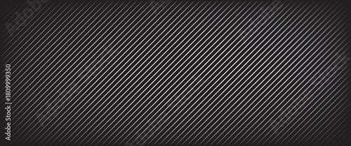 Slant line halftone gradation texture. Fading diagonal stripe gradient background. Black oblique pattern backdrop.