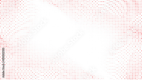 Red halftone fading dot field pattern with softly dispersed circular gradients forming a warm abstract background suitable for energetic design themes modern layouts and dynamic creative compositions