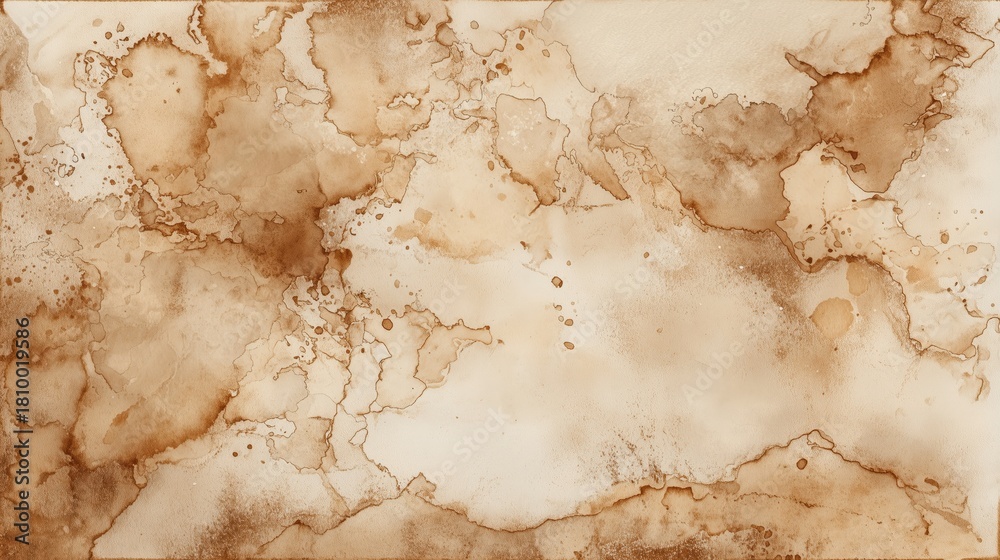 Fototapeta premium vintage watercolor treasure map background
