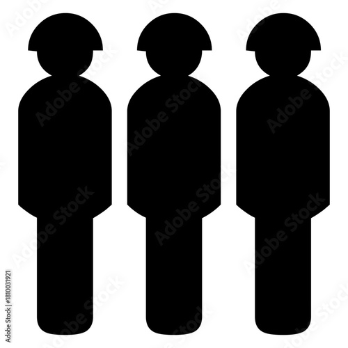 Group of People Silhouettes