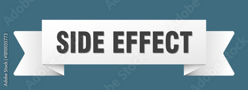 side effect ribbon isolated on transparent background. side effect ribbon