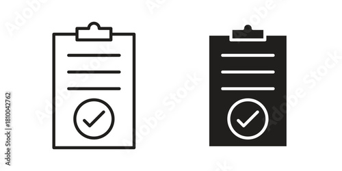 Compliance document icon collection. modern simple icons for web