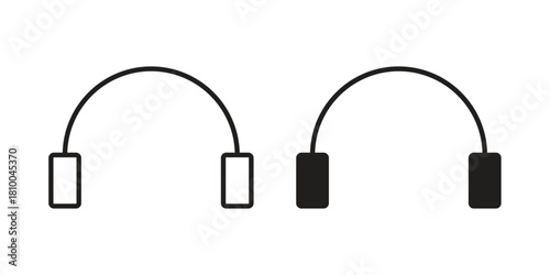 Ear muffs icon collection. modern simple icons for web