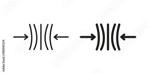 Elastic icon collection. modern simple icons for web