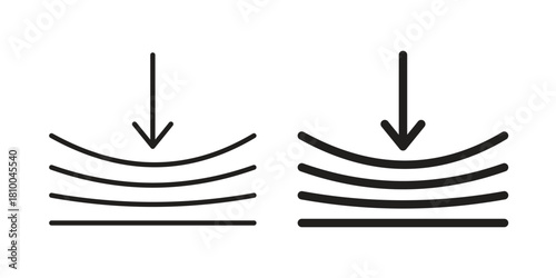 Elastic icon collection. modern simple icons for web