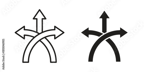 Flexibility icon collection. modern simple icons for web