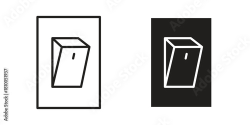 Light switch off icon collection. modern simple icons for web