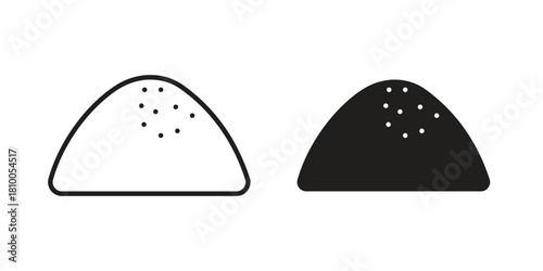 Mound icon collection. modern simple icons for web