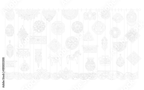 Elegant traditional indian jewellery advertisement banner design