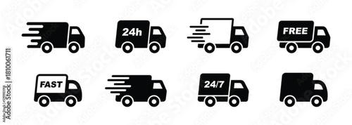 vector illustration of a set of musical symbols