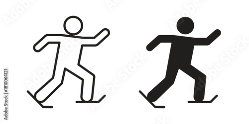 Skating icon collection. modern simple icons for web