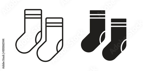 Socks icon collection. modern simple icons for web