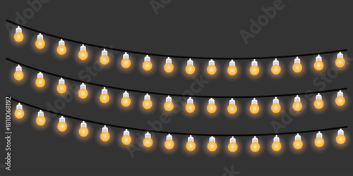 Bright yellow light effect with rays and highlights for vector illustration.