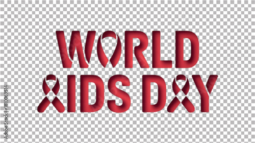 Professional AIDS Day Wordmark.