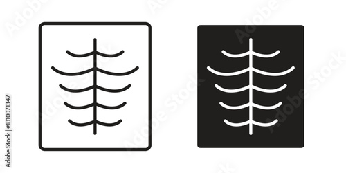 X ray icon collection. modern simple icons for web