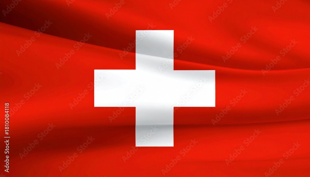 Fototapeta premium Flag of Switzerland