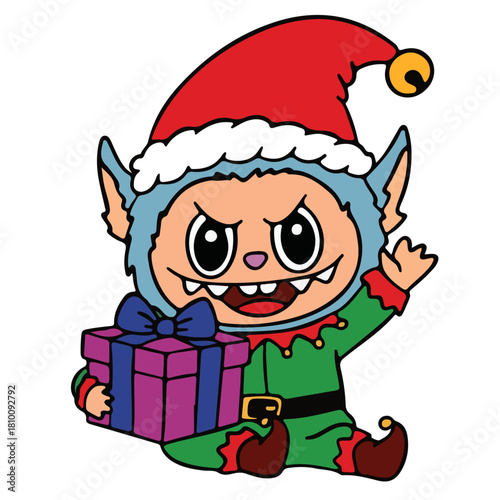 la bubu ayudante de santa, Navidad, Año nuevo, celebraciones , regalos, santa