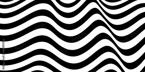 Abstract black and white striped background featuring the natural texture and camouflage pattern of wild zebra skin