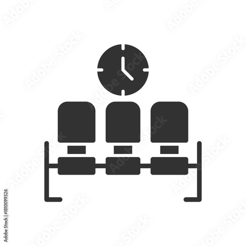 Waiting Room Seats Icon