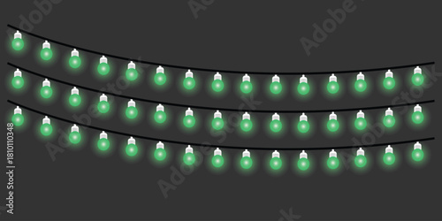 Abstract green light burst effect with radial streaks emanating from the center on a dark background.