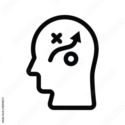 Mind planning icon