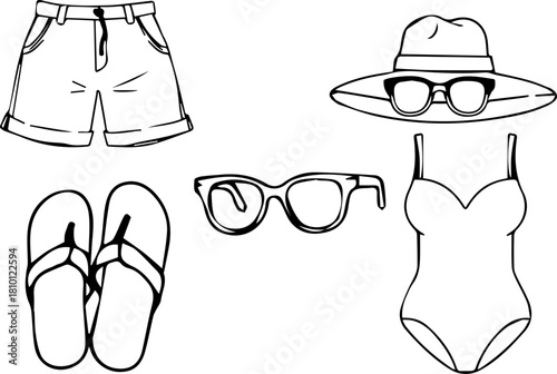 Retro Style Icons: Camper Vans, Ice Cream, and Beach Clothing