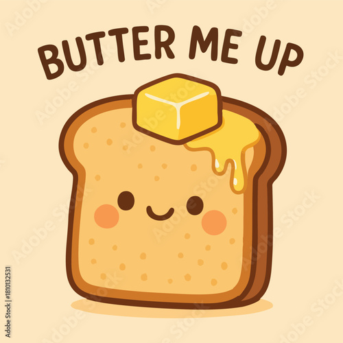 A slice of toasted bread topped with a neat square cube of butter