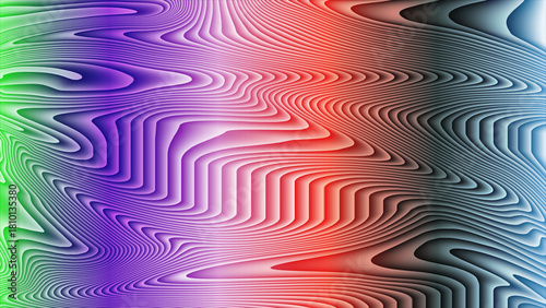 Vibrant abstract concept dynamic liquid gradients of fuchsia, red, and yellow create an energetic visual flow