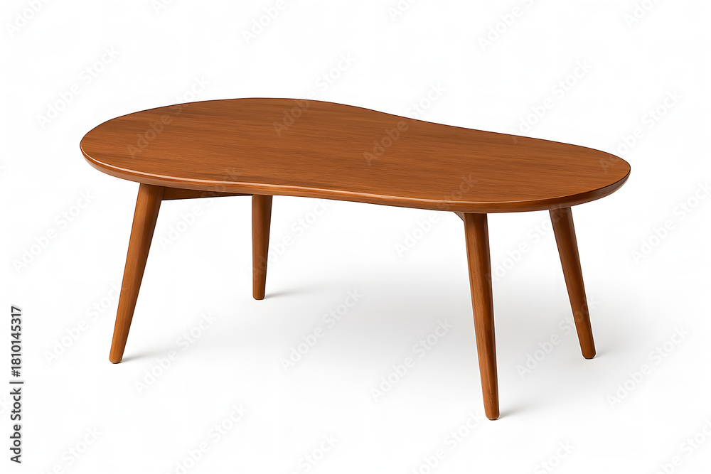 Fototapeta premium Mid Century Modern Wood Coffee Table