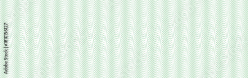 Cheque green waves watermark for certificate, voucher, money vector illustration