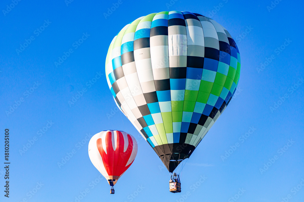 Obraz premium par de globos aerostáticos