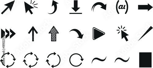 Diverse professions silhouette collection astronaut singer judge and more