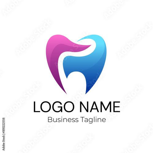 Logo Dental Vector Design Template