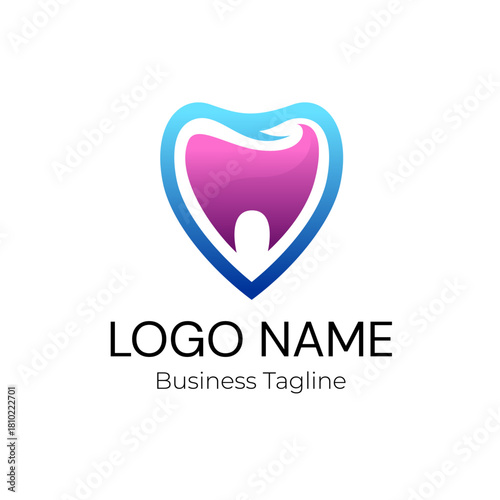 Logo Dental Vector Design Template