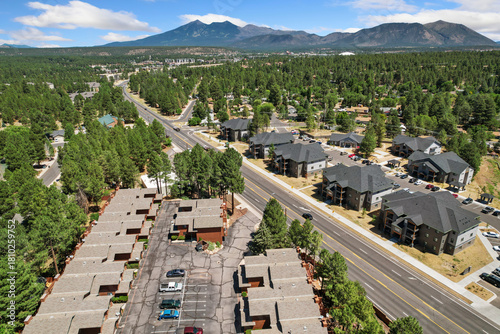 Billede på lærred a neighborhood in flagstaff arizona