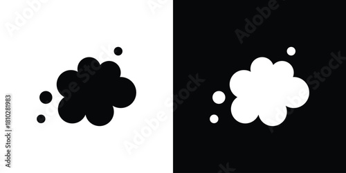 Foam icons symbols in flat style.