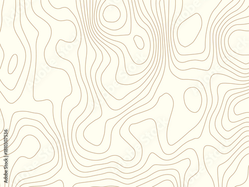 abstract topographic wave line Color, gold line map texture. geometric discovery mounted location counter grid map background. gold wave paper curved reliefs abstract background. The topographic map.