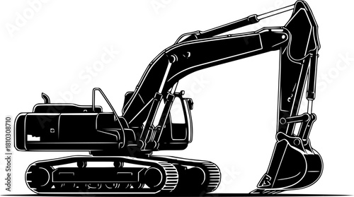 Heavy Excavator Machine for Earthmoving Work
