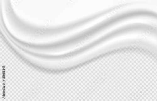 Smooth liquid dessert drip background featuring glossy melting ice cream flow.