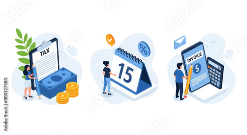 Financial Planning and Tax Management A Visual Guide to Invoices, Taxes, and Finances