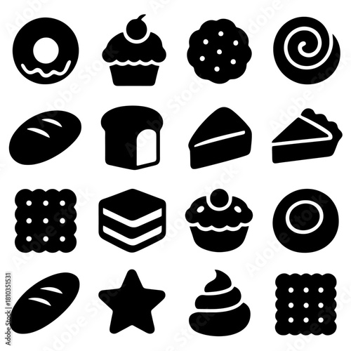 Sweet Assortment: A mouthwatering array of baked treats, each a testament to the art of pastry and the simple pleasure of indulging in something delicious.