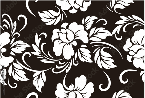 A variety of Indonesian batik that is very famous for its floral motifs