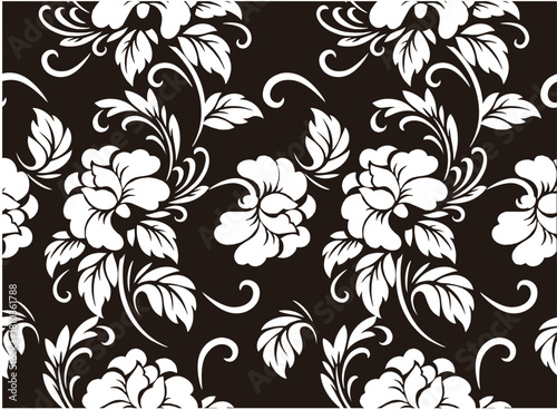 A variety of Indonesian batik that is very famous for its floral motifs