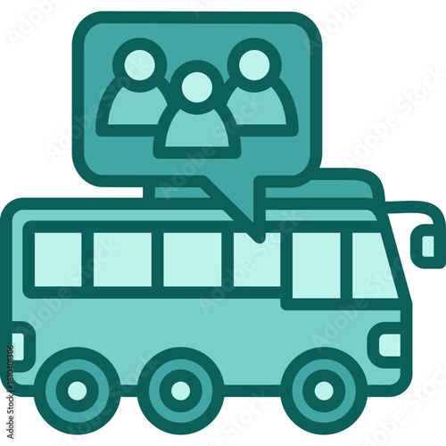 Public Transportation solid icon