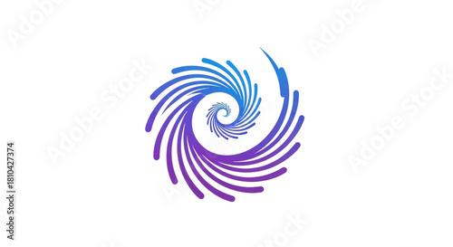 Metamorphic Spiral Growth Meter App Icon, Sapphire to Amethyst Gradient.svg