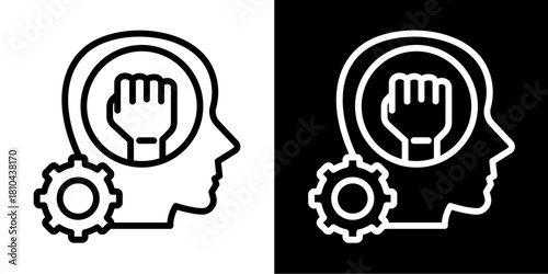 Inner Strength  Icon Set Multiple Style Collection